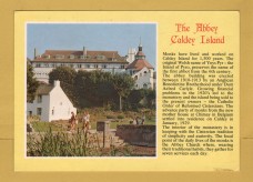 `The Abbey, Caldey Island`- Postally Used-1991 - Alan Shepherd Postcard.