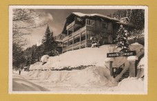 `Pension-Clinique - Grindelwald - Switzerland`- Postally Unused - Boarding House Postcard.