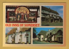 `Old Inns of Somerset`- Postally Unused - J.Salmon Postcard.