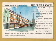 `The Green Dragon, Broad Street, Hereford` - Postally Used-1993 - Forte Heritage Postcard.