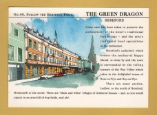 `The Green Dragon, Broad Street, Hereford` - Postally Unused - Forte Heritage Postcard.