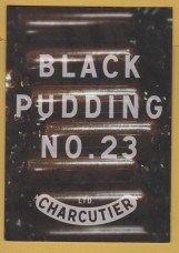 `BLACK PUDDING - No.23 Ltd - Charcutier`- Postally Unused - No.23 Postcard.