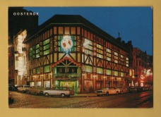 `White Horse at Night - Ostend`- Postally Unused (although message written to rear) - Van Mieghem Postcard.