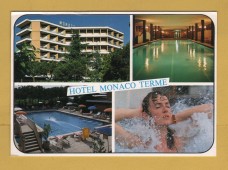 `Hotel Monaco Terme`- Postally Used-1995 - Calabro Postcard.