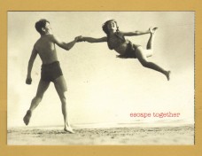 `Escape Together - The Scarlet Hotel, Mawgen Porth`- Postally Unused - Hotel Postcard.