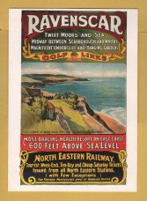 `North Eastern Railway - Ravenscar - Poster Copy`- Postally Unused - Judges Postcard.