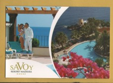 `SAVOY Resort-Madeira - Great Hotels of the World`- Postally Unused - Summit Postcard.