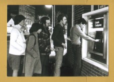 `Lloyds Bank, Cashpoint at Upminster Branch 1981` from 2015 - Postally Unused - Lloyd`s Postcard.