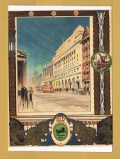 `Lloyd`s Bank Illustration of Lloyd`s Head Office in 1930` from 2015 - Postally Unused - Lloyd`s Postcard.