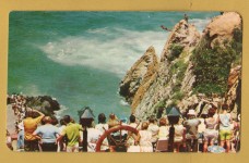 `Diver on La Quebrada from the "El Mirador Hotel", Acapulco...`- Postally Unused - Velux House Postcard.