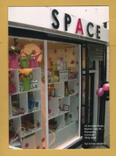 `SPACE - Lifestyle and Gift Shop - Penzance`- Postally Unused - Shop Postcard.