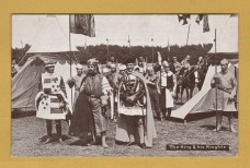 `Aldershot Tattoo Series - The King & his Knights` - Postally Unused - G&P Series Postcard.