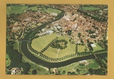 `An Aerial View of the Central Postal Delivery Area - Shrewsbury`- Postally Unused - Beric Tempest Postcard.