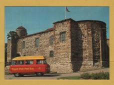 `Post Bus - Colchester Post Bus Outside the Town`s Norman Castle`- Postally Unused - Eastern Postal Region Postcard.