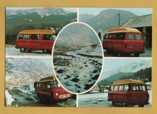 `Post Bus - DUDDON VALLEY - Third Print - Multiview`- Postally Unused - Post Office Postcard.