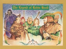 `The Legend of Robin Hood`- Postally Unused - E.T.W.Dennis Postcard.