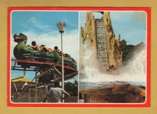 `Mini Dragon Coaster and Log Flume, Drayton Manor`- Postally Used-1985 - E.T.W.Dennis Postcard.