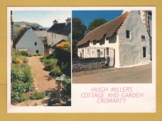 `Hugh Millar`s Cottage and Garden, Cromarty`- Postally Unused - J.Arthur Dixon Postcard.