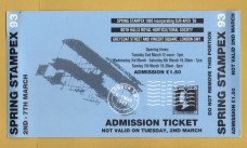 `Spring Stampex 1993 incorporating EURO-APEX `93`- Postally Unused - Souvenir Postcard. `Spring Stampex 1993 incorporating EURO-APEX `93`- Postally Unused - Souvenir Postcard.