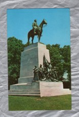 `Virginia State Monument, Gettysberg, Pennsylvania` - Postally Unused - Plastichrome Postcard