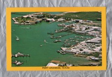 `Port Aransas, Texas` - Postally Unused - Frank Whaley Postcards Postcard