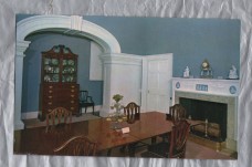 `Monticello - The Dining Room` - Postally Unused - Thomas Jefferson Memorial Foundation Postcard
