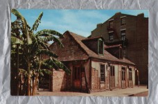 `The Blacksmith Shop Of The Famous Pirate-Patriot, Jean La Fitte` - Postally Unused - Curteichcolor Postcard