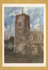 `Theddlethorpe All Saints by David Cuppleditch` - Postally Unused - Charle Skilton & Fry Postcard.