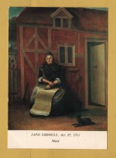 `Jane Ebbrell by John Walters - ERDDIG, Wrexham` - Postally Unused - National Trust Postcard.