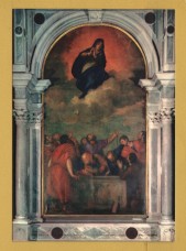 `Venice - The Cathedral - `Assumption of the Holy Virgin by Titian`` - Postally Unused - Onestinghel Postcard. `Venice - The Cathedral - `Assumption of the Holy Virgin by Titian`` - Postally Unused - Onestinghel Postcard.