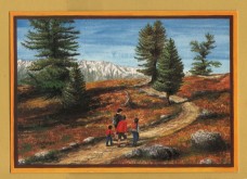 `Austria - `Hiking in the Mountains of the Tyrol by Rene Rietmeyer`` - Postally Unused - Rene Rietmeyer Postcard.