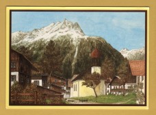 `Austria - `Chapel in Langenfeld in the Oetz Valley by Rene Rietmeyer`` - Postally Unused - Rene Rietmeyer Postcard.