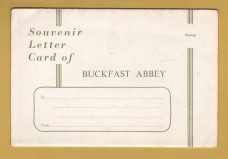 `Souvenir Letter Card of BUCKFAST ABBEY` - 6 Postcards - Postally Unused - J.Salmon Postcards. `Souvenir Letter Card of BUCKFAST ABBEY` - 6 Postcards - Postally Unused - J.Salmon Postcards.