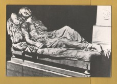 `Giannouli Chalepa: Sleeping (1878) - A Cemetery, Athens` - Postally Unused - Producer Unknown Postcard.