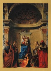 `Venice - Church of San Zaccaria - `Sacred Conversation by Giovanni Bellini` - Postally Unused - Benedetti Postcard. `Venice - Church of San Zaccaria - `Sacred Conversation by Giovanni Bellini` - Postally Unused - Benedetti Postcard.