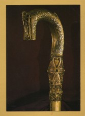 `Crozier of Clonmacnoise (Late 11th/15th Century AD` - Postally Unused - National Museum of Ireland Postcard.