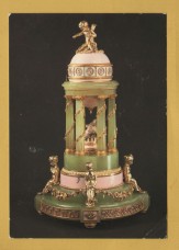 `Faberge: The Colonade Egg Clock` - Postally Used-1991 - Pitkin Pictorials Postcard. `Faberge: The Colonade Egg Clock` - Postally Used-1991 - Pitkin Pictorials Postcard.