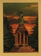 `Hermannsdenkmal - In the Teutoburg Forest near Detmold` - Postally Unused - Herman Monument Postcard.