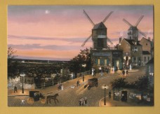 `La Vie En Rose by Michel Delacroix` - Postally Unused (although message written to rear) - Arcaldion Postcard.