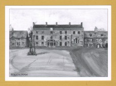 `Folkingham by Alan Drury` - Postally Unused - Alan Drury Postcard. `Folkingham by Alan Drury` - Postally Unused - Alan Drury Postcard.