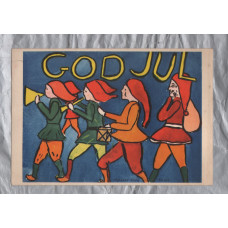 `God Jul` - Sweden - Postally Used - Malmo 23rd December 1960 Postmark