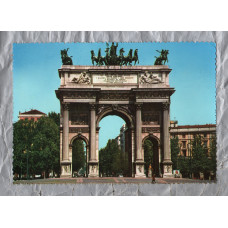 `Milan - The Peace Arch` - Italy - Postally Unused - S.A.F. Milano Postcard