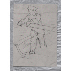 `Oarsman - John Singer Sargent` - Written To Rear But Postally Unused - Sargent And The Sea Exhibition 2010