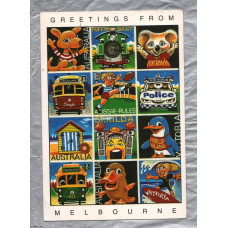 `Greetings From Melbourne` - Postally Used - Written 31st October 2010 - B & E Gambin Postcard