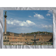 `Stuttgart - Schlossplatz, Neues Schloss` - Postally Unused - Konrad Wittwer Postcard