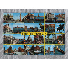 `Saluti da VENEZIA` - Postally Unused - S.Marco Postcard
