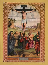 `Bologna, Santa Celia Oratory - The Crucifixion by Francesco Francia` - Postally Unused - Marconi Postcard.