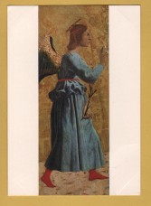 `Sansepolcro, Civic Museum - Polyptych of the Virgin of Mercy, panel` - Postally Used-2000 - Museum Postcard.