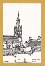 `Falkland Parish Church` - Postally Unused - Producer Unknown Postcard.