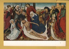`The Decent From the Cross by Rogier van der Weyden` - Postally Unused - Mauritshuis Postcard.